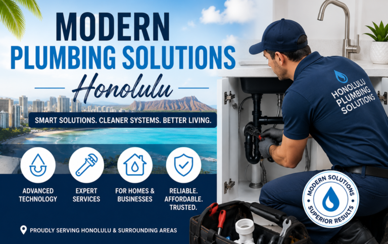 Modern Plumbing Solutions in Honolulu: Sewer Inspections, Hydro Jetting & Tankless Water Heater Installation
