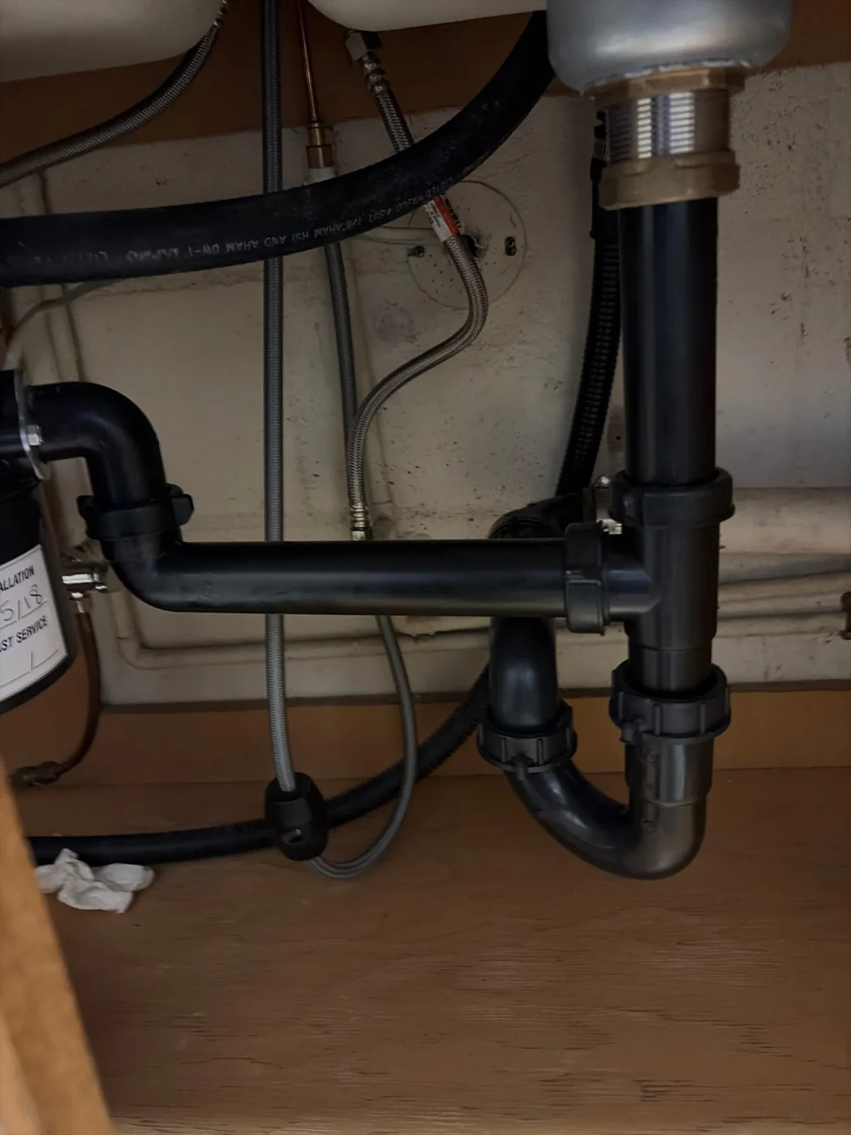 Kitchen sink drain repair by Waialae Plumbing